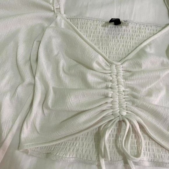 White ruched blouse - Picture 2 of 3
